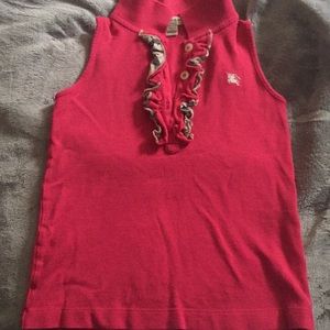 Girls Burberry top